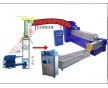 廢舊塑料造粒機(jī)( 塑料再生機(jī)) 型號(hào)：DY（SLJ）-120型 月產(chǎn)量：46-60噸 電動(dòng)機(jī)功率：15KW-18.5KW 380V四級(jí)電機(jī) 加熱功率：6-18KW 螺桿直徑：120mm 轉(zhuǎn)數(shù)：18-4