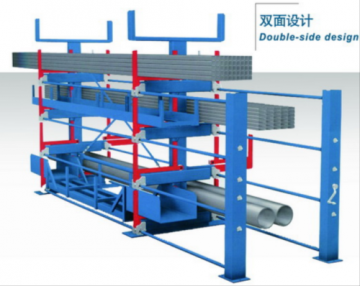 石家莊管材貨架 伸縮懸臂式管材貨架